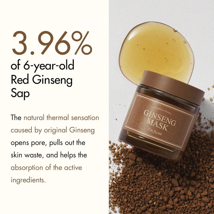 I'm From - Ginseng Mask (120g)-thekimyoung.com
