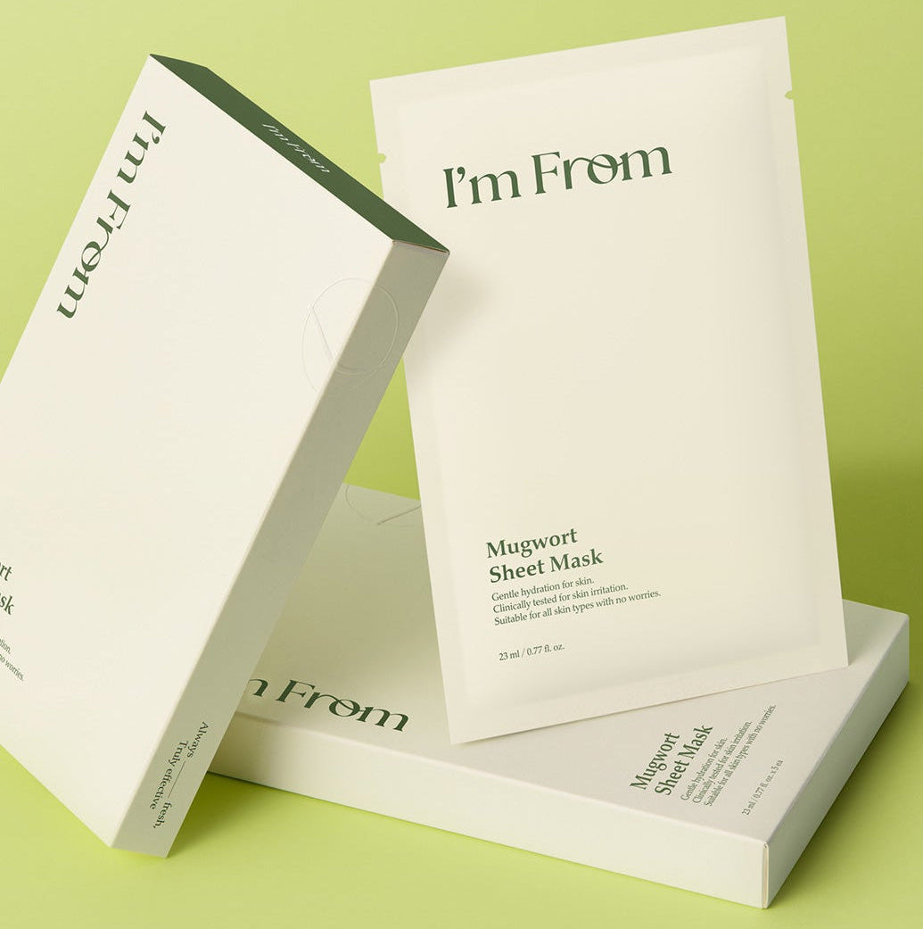 I'm From - Mugwort Sheet Mask (5 Sheets)-thekimyoung.com