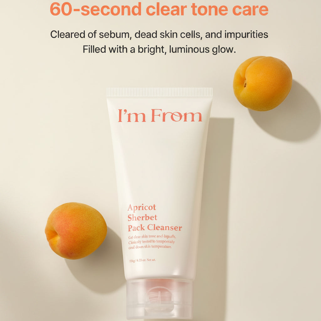I'm From - Apricot Sherbet Pack Cleanser-thekimyoung.com