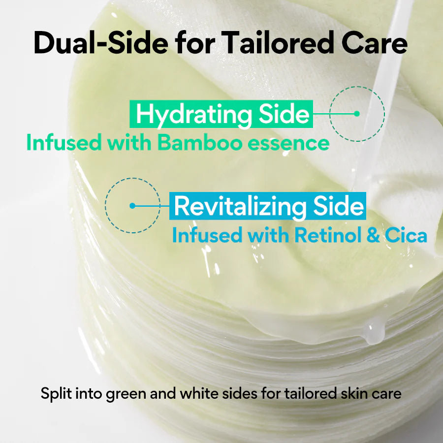 Innisfree Retinol Cica Repair Pad 60ea – Toner Pad for Soothing Blemish & Exfoliating Care-thekimyoung.com