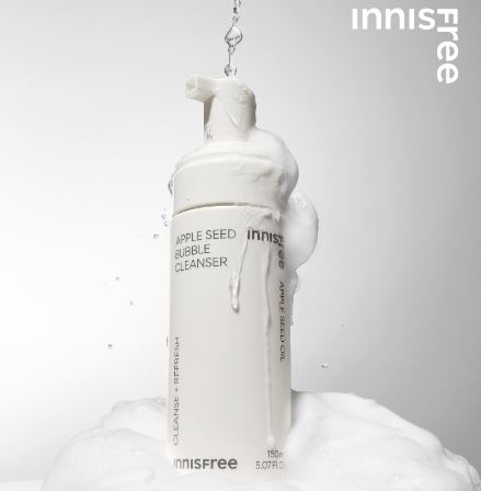 Innisfree Apple Seed Bubble Cleanser 150ml-thekimyoung.com
