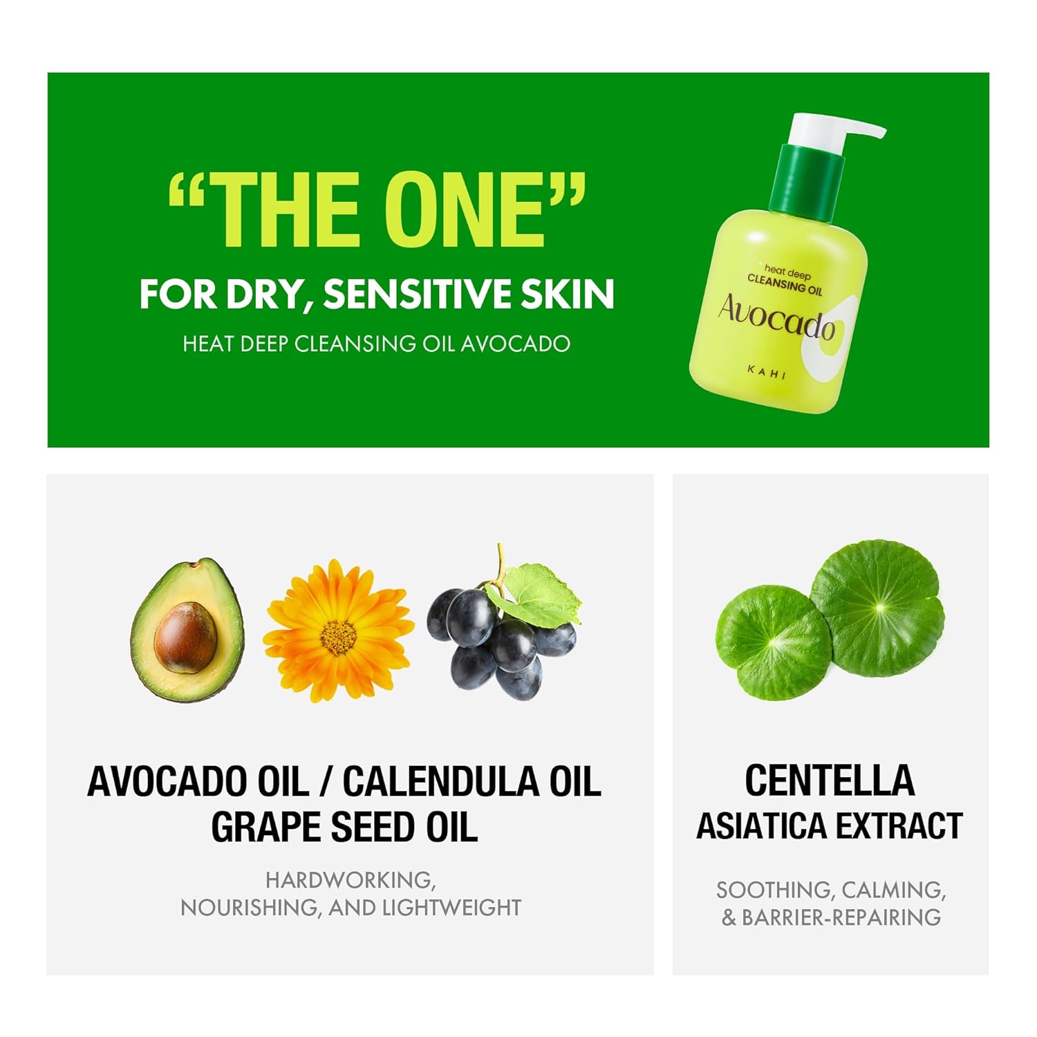 KAHI - Heat Deep Avocado Cleansing Oil 200ml-thekimyoung.com