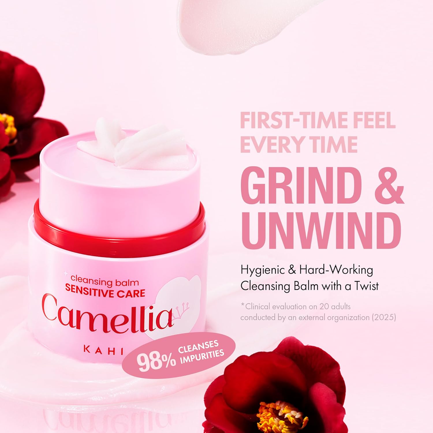 KAHI - Sensitive Care Camellia Cleansing Balm 50ml-thekimyoung.com
