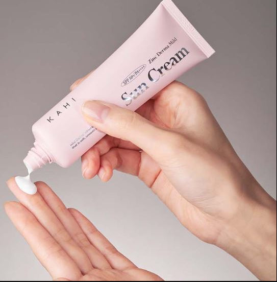 KAHI - Zinc Derma Mild Sun Cream SPF 50+ PA++++ 50ml-thekimyoung.com
