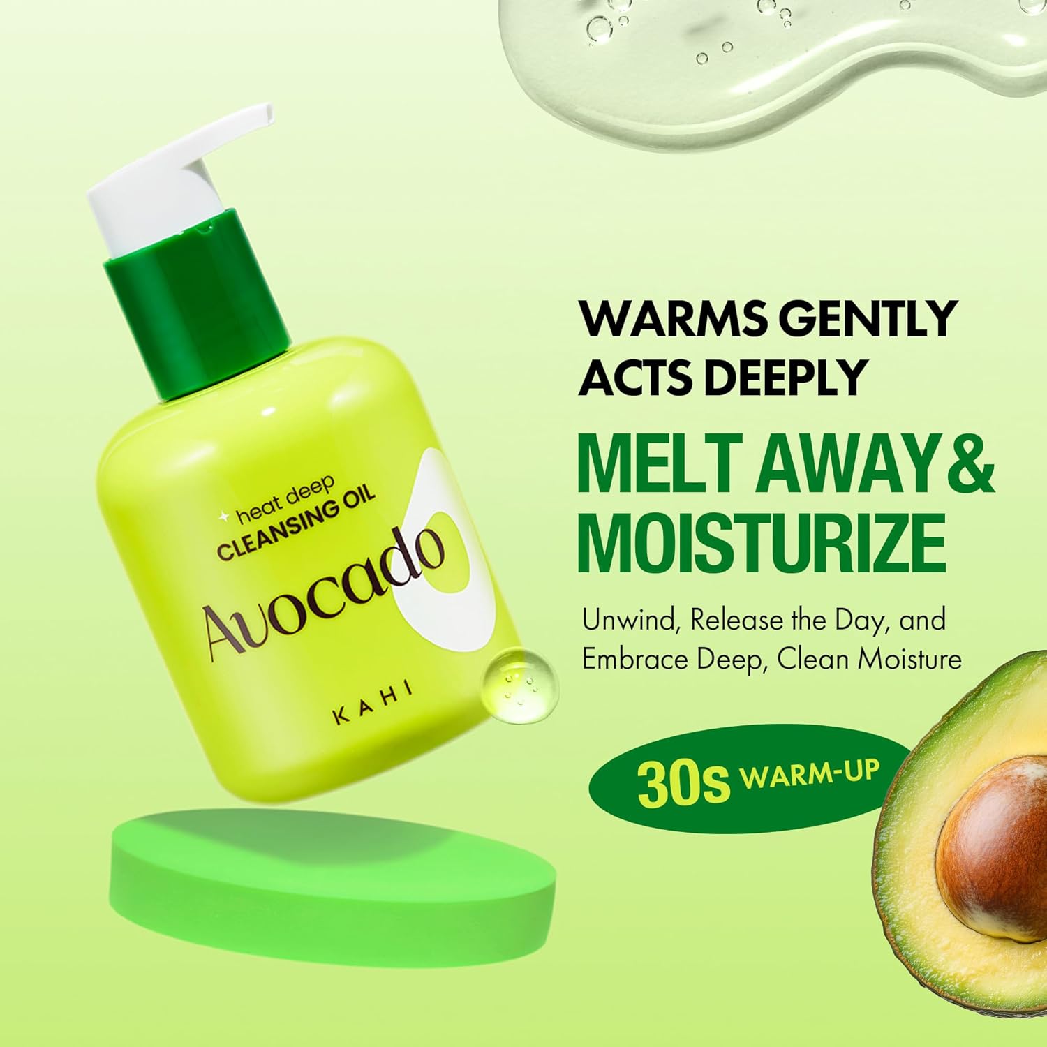 KAHI - Heat Deep Avocado Cleansing Oil 200ml-thekimyoung.com