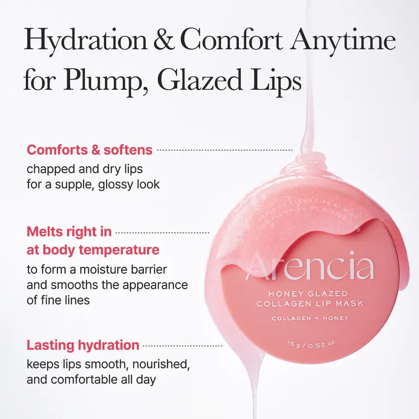 Arencia - Honey Glazed Collagen Lip Mask-thekimyoung.com