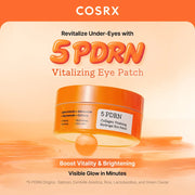 COSRX - 5 PDRN Collagen Vitalizing Hydrogel Eye Patch-thekimyoung.com