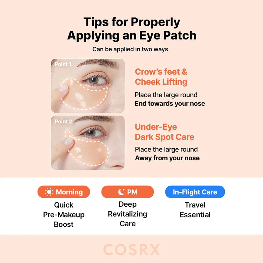 COSRX - 5 PDRN Collagen Vitalizing Hydrogel Eye Patch-thekimyoung.com