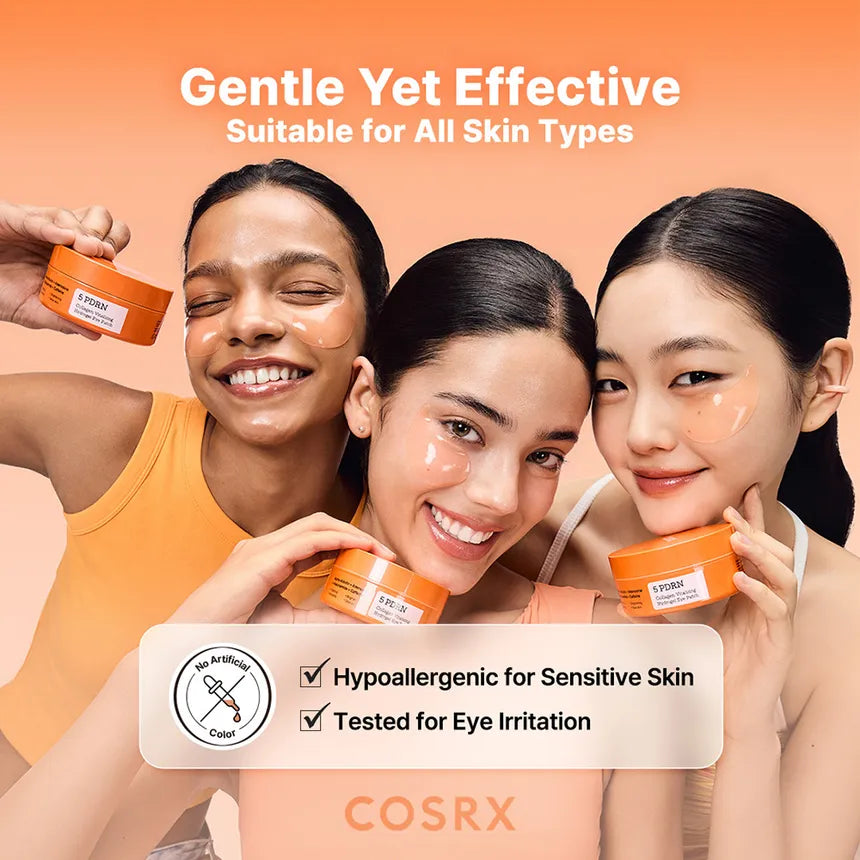 COSRX - 5 PDRN Collagen Vitalizing Hydrogel Eye Patch-thekimyoung.com