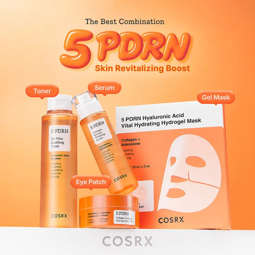 COSRX - 5 PDRN Collagen Vitalizing Hydrogel Eye Patch-thekimyoung.com