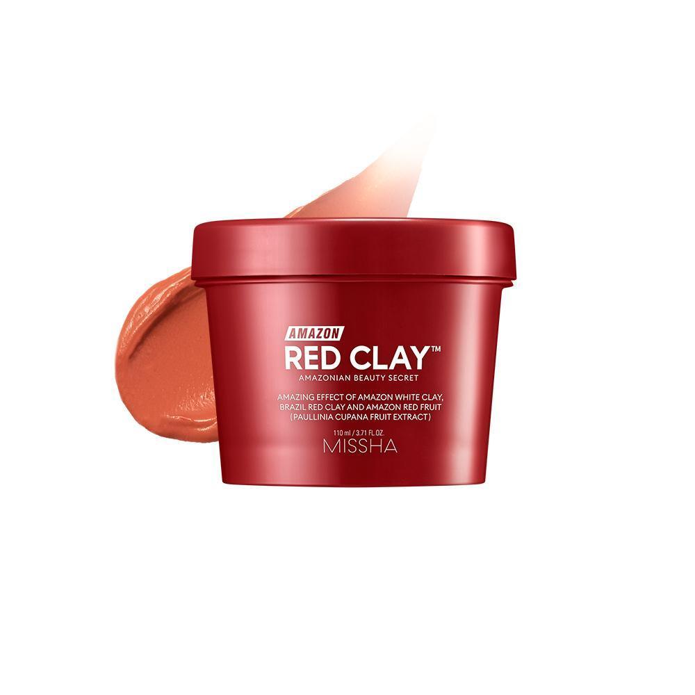 MISSHA Amazon Red Clay Pore Mask 110ml Clay Masks MISSHA