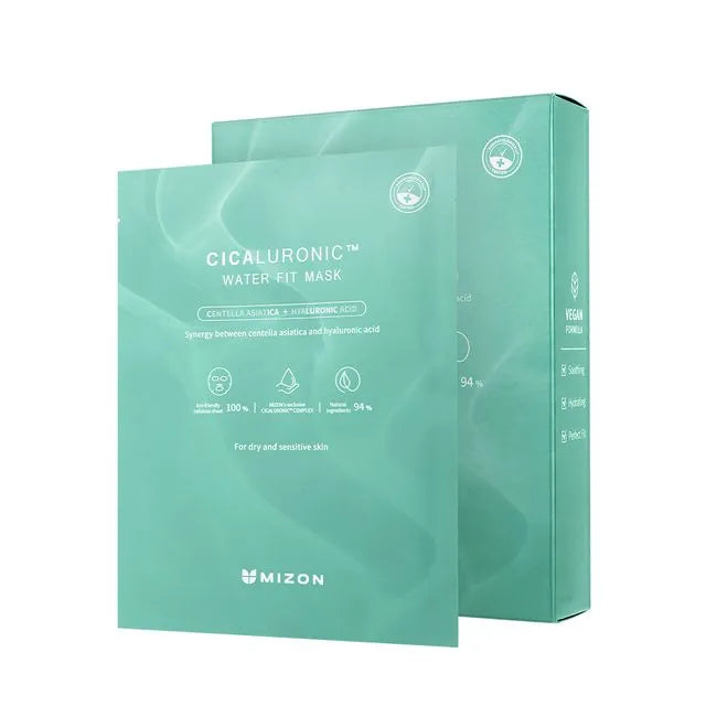 MIZON - Cicaluronic Water Fit Mask (10 Sheets)-thekimyoung.com