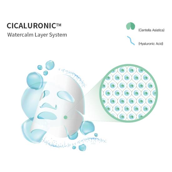 MIZON - Cicaluronic Water Fit Mask (10 Sheets)-thekimyoung.com
