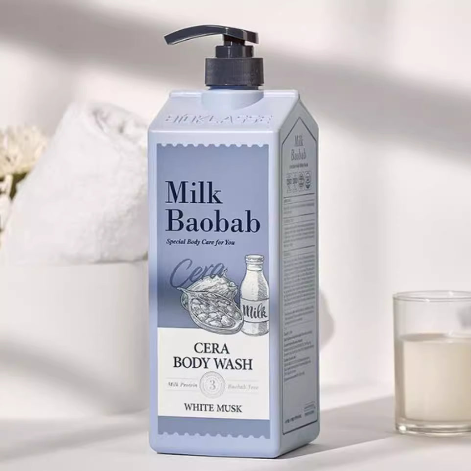 MIilk Baobab Cera Body Wash - White Musk 1200ml-thekimyoung.com