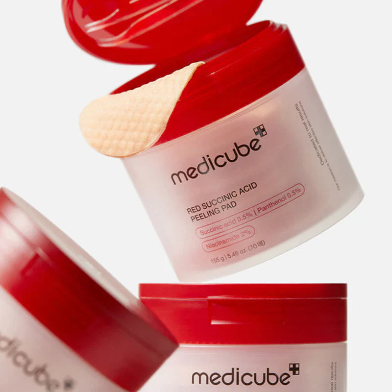 medicube Red Succinic Acid Peeling Pad-thekimyoung.com