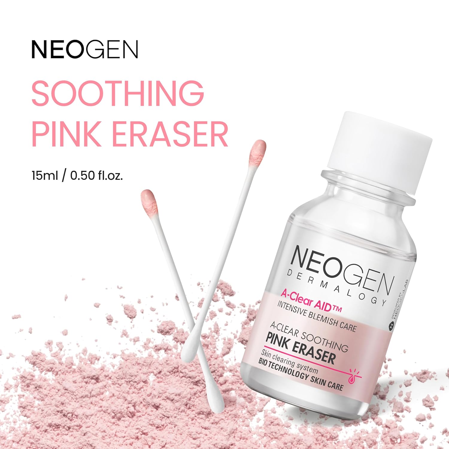 NEOGEN - Dermalogy A-Clear Soothing Pink Eraser 15ml-thekimyoung.com