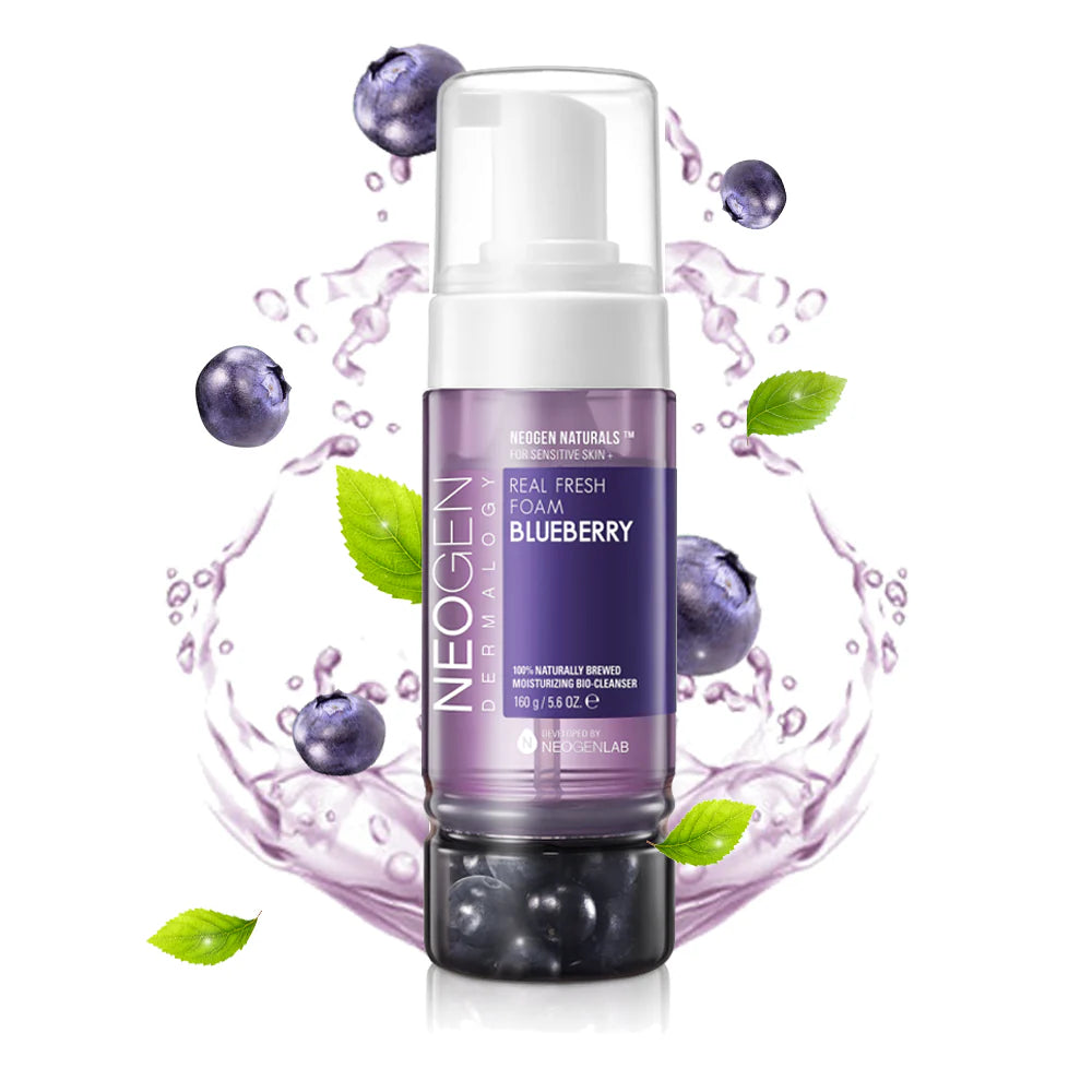 NEOGEN - Dermalogy Real Fresh Foam Blueberry (160ml)-thekimyoung.com