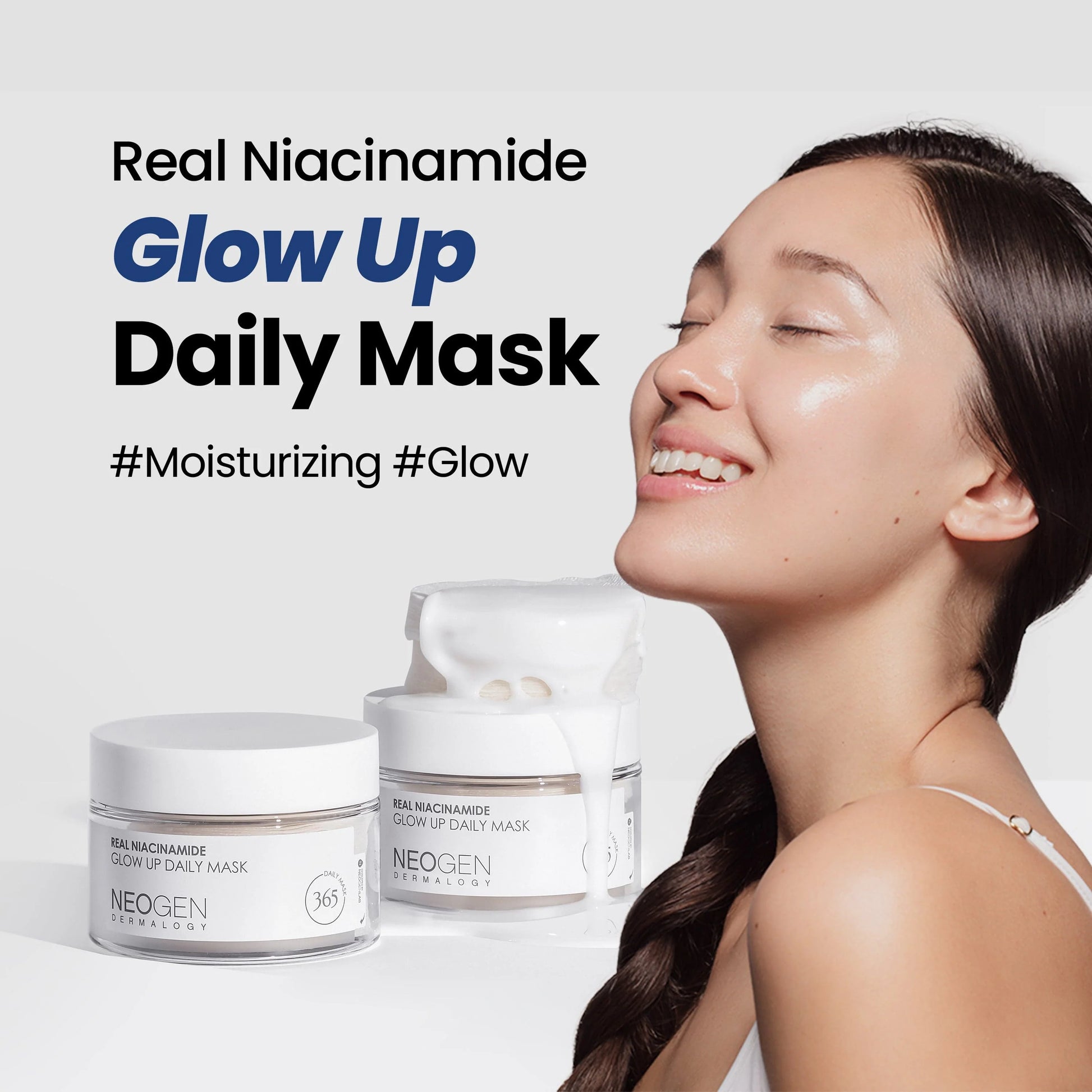NEOGEN - Real Niacinamide Glow Up Daily Mask Pad (40 Sheets)-thekimyoung.com