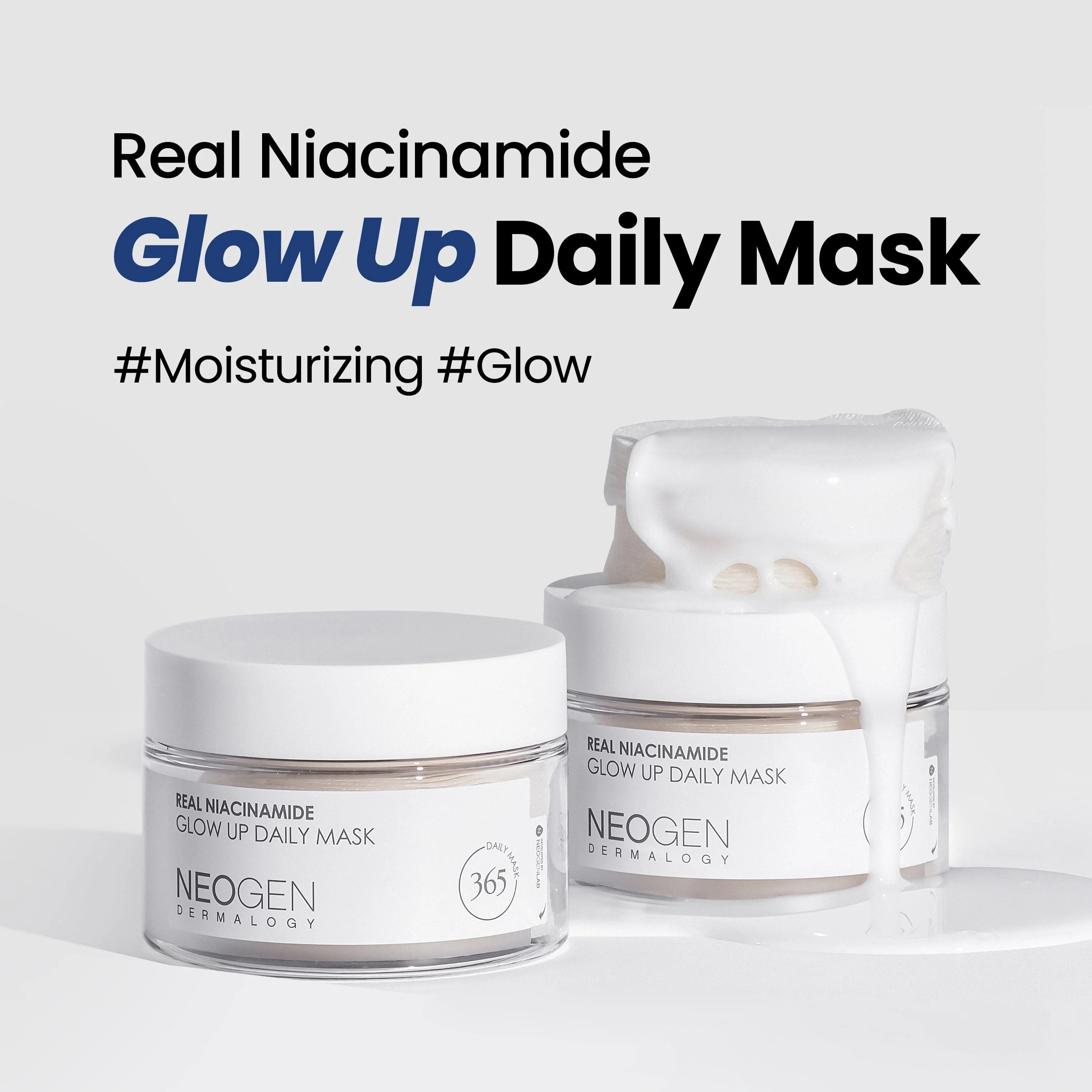 NEOGEN - Real Niacinamide Glow Up Daily Mask Pad (40 Sheets)-thekimyoung.com