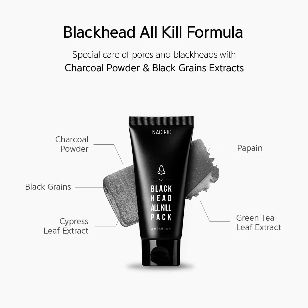 Nacific Blackhead All Kill Pack 40ml Face Masks NACIFIC