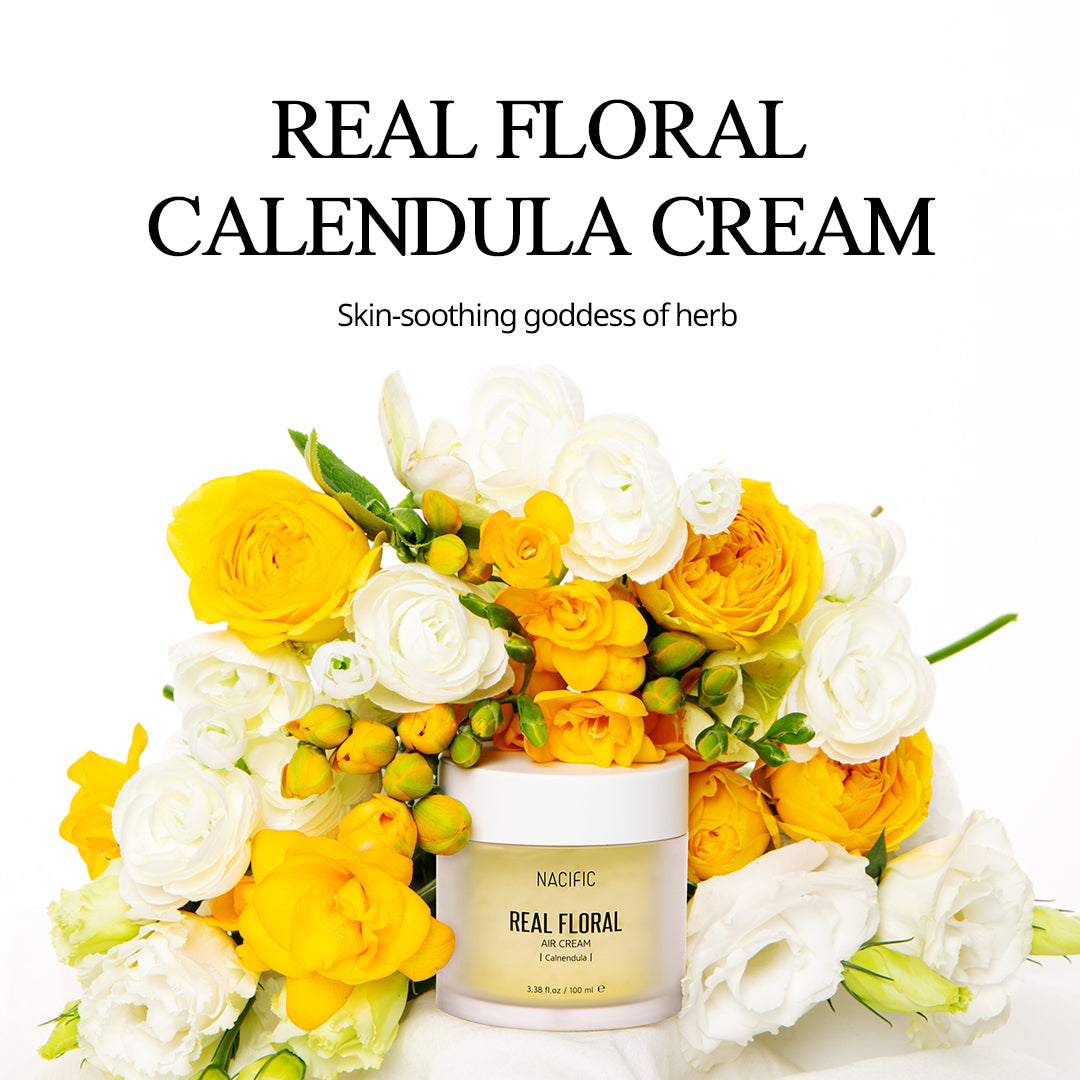 Nacific - Real Floral Air Cream Calendula 100ml Face Cream NACIFIC