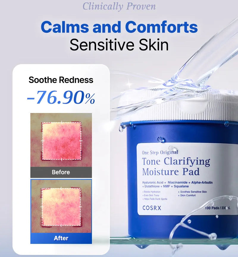 COSRX - One Step Original Tone Clarifying Moisture Pad (100 Pads)-thekimyoung.com