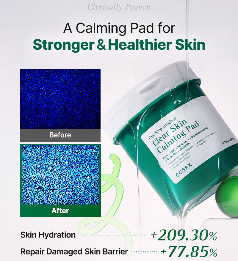 One Step Original Clear Skin Calming Pad (100 Pads)-thekimyoung.com