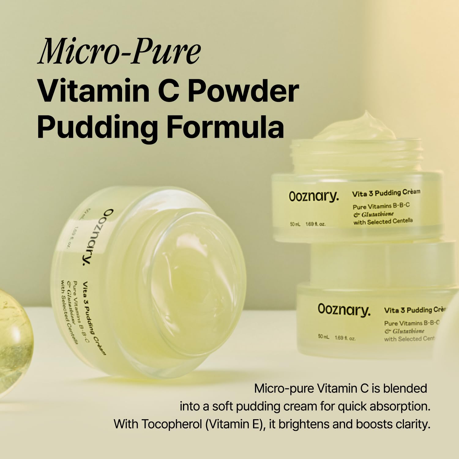 Ooznary - Vita 3 Pudding Cream 50ml-thekimyoung.com