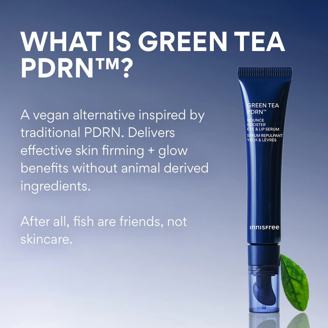 innisfree Green Tea PDRN™ Bounce Booster Eye & Lip Serum-thekimyoung.com