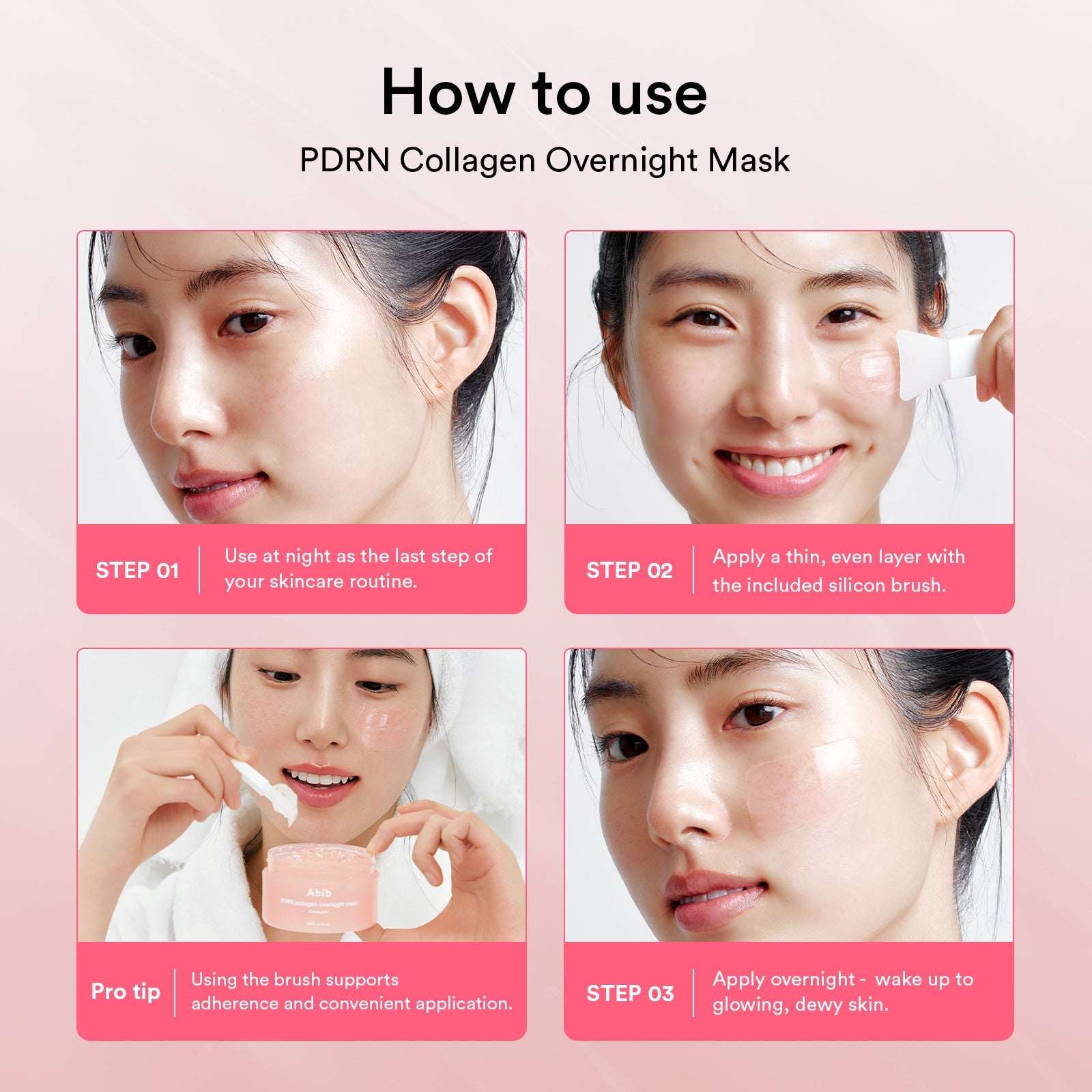 Abib - PDRN collagen overnight mask Firming jelly (80ml)-thekimyoung.com