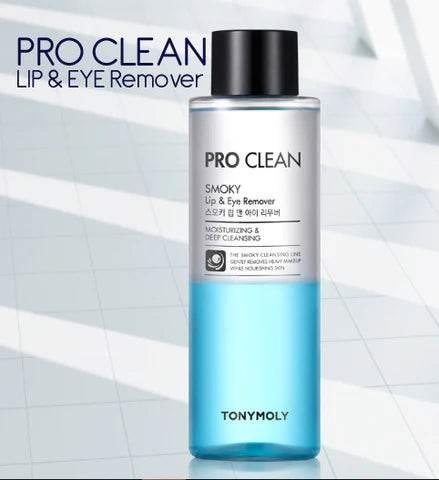 TONYMOLY Pro Clean Smoky Lip & Eye Remover 250ml-thekimyoung.com