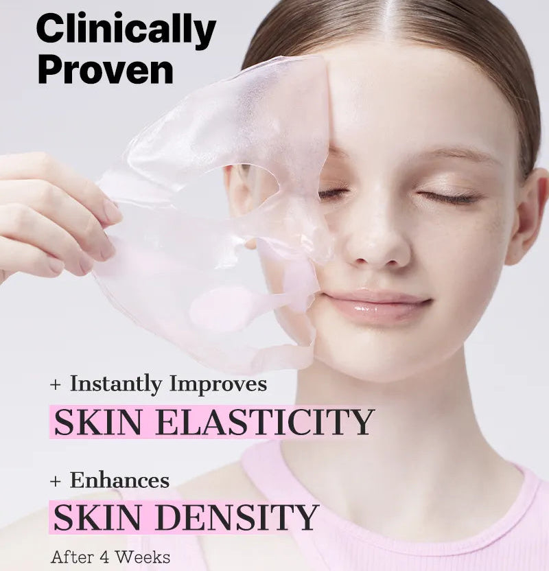 COSRX - The Peptide Collagen Lifting Glow Hydrogel Mask (3 Sheets)-thekimyoung.com