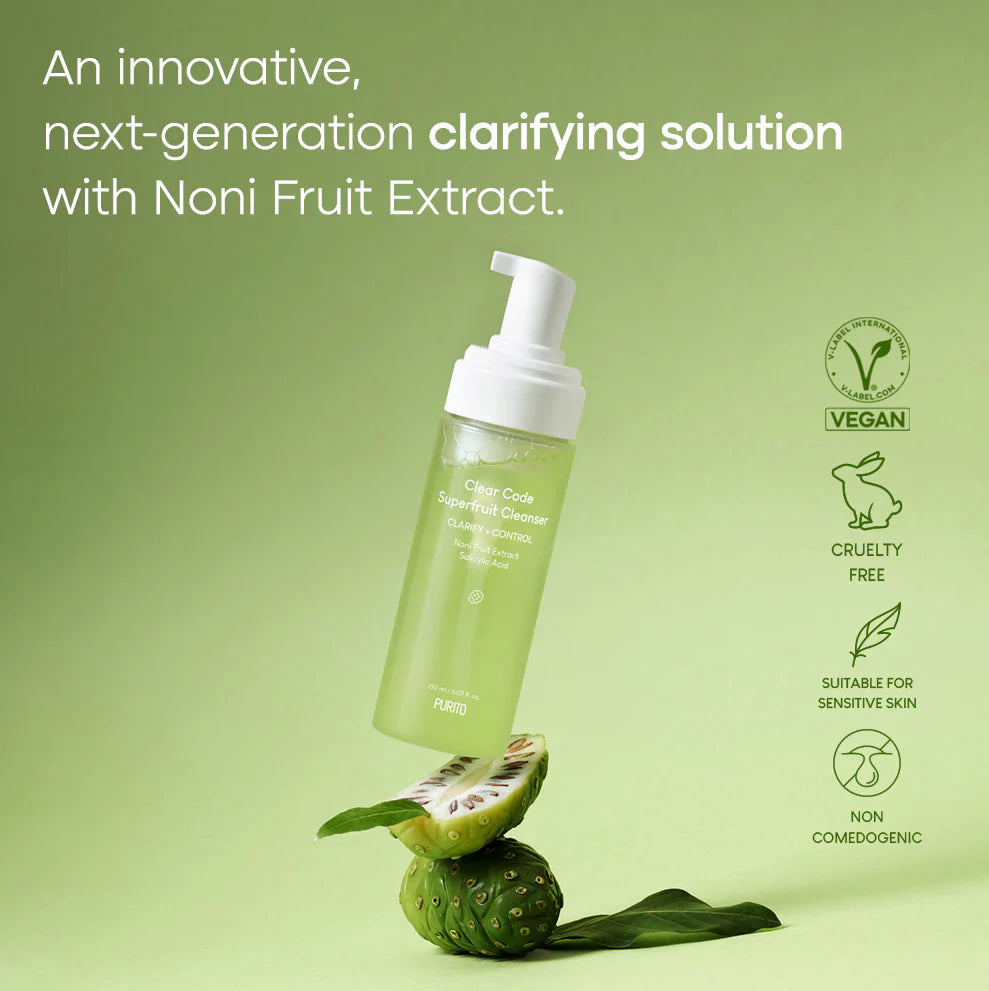 Purito SEOUL - Clear Code Superfruit Cleanser 150ml-thekimyoung.com