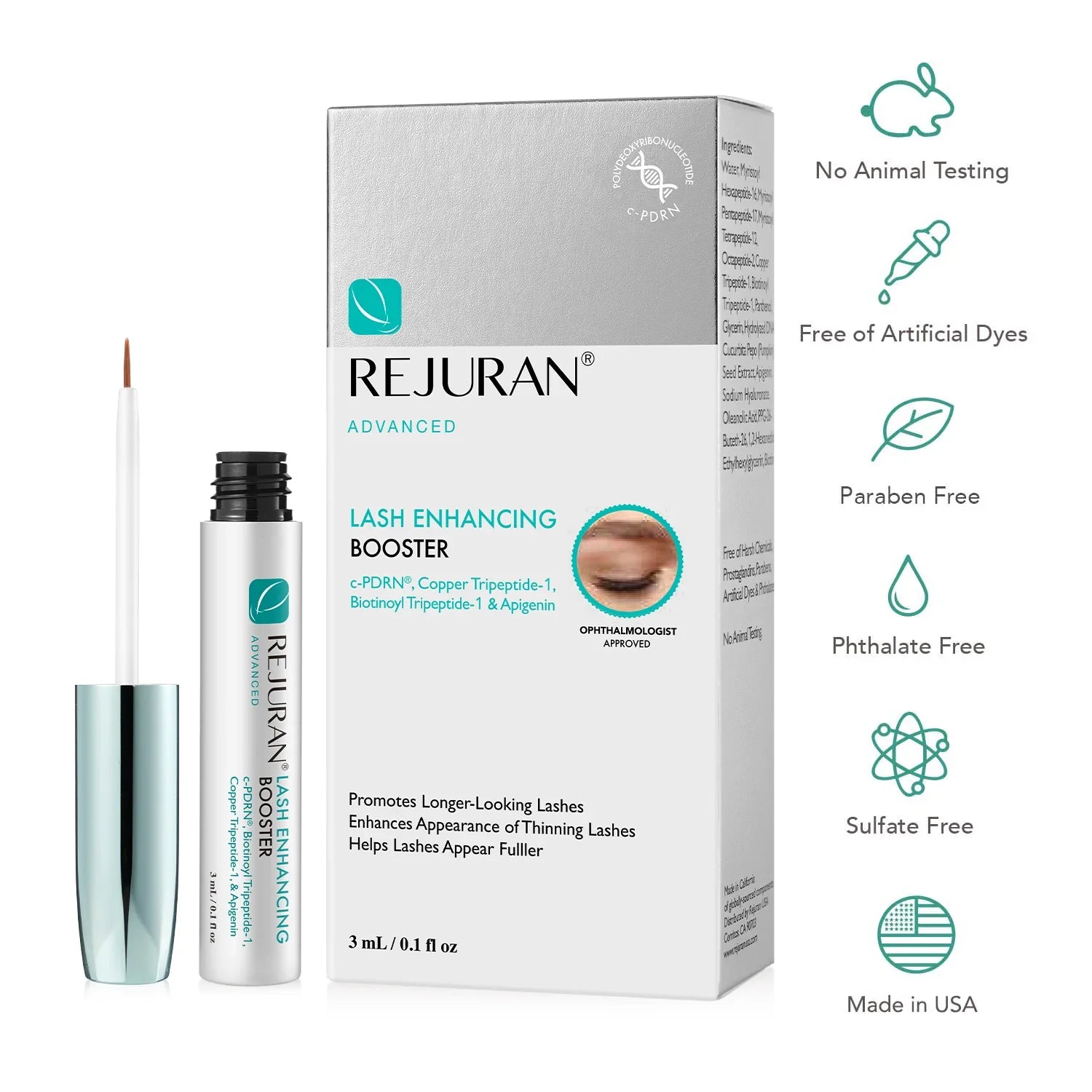 REJURAN Advanced Lash Inhancing Booster 3ml Eyelash Serum REJURAN