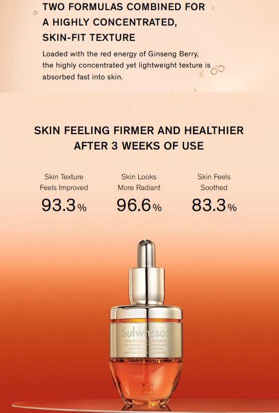 Sulwhasoo Concentrated Ginseng Rejuvenating Ampoule 20g Ampoule Sulwhasoo