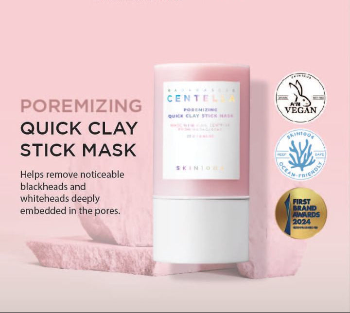 SKIN 1004 Madagascar Centella Poremizing Quick Clay Stick Mask Clay Masks SKIN1004