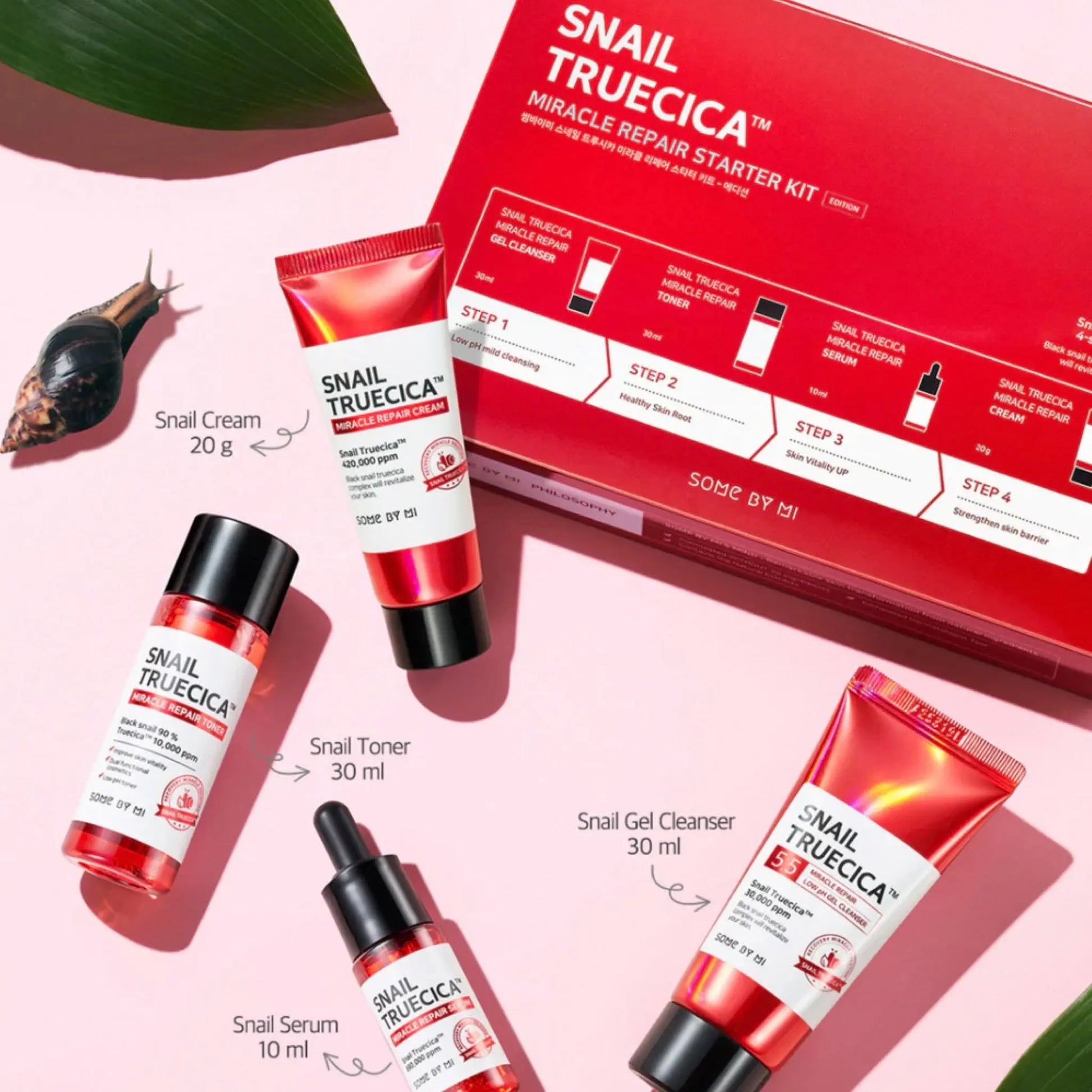 SOME BY MI - Snail Truecica Miracle Repair Starter Kit-thekimyoung.com