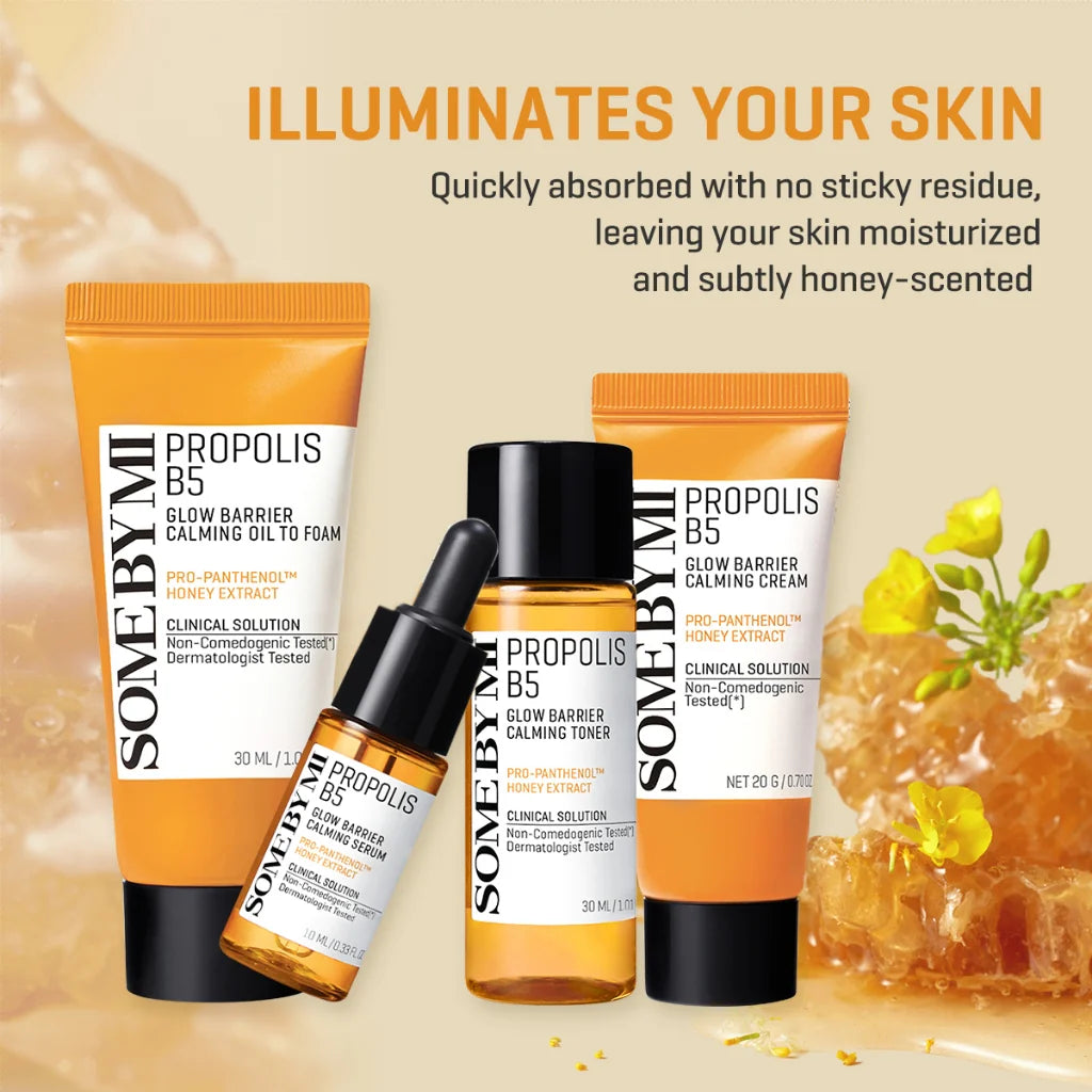 SOME BY MI - Propolis B5 Glow Barrier Calming Starter Kit-thekimyoung.com