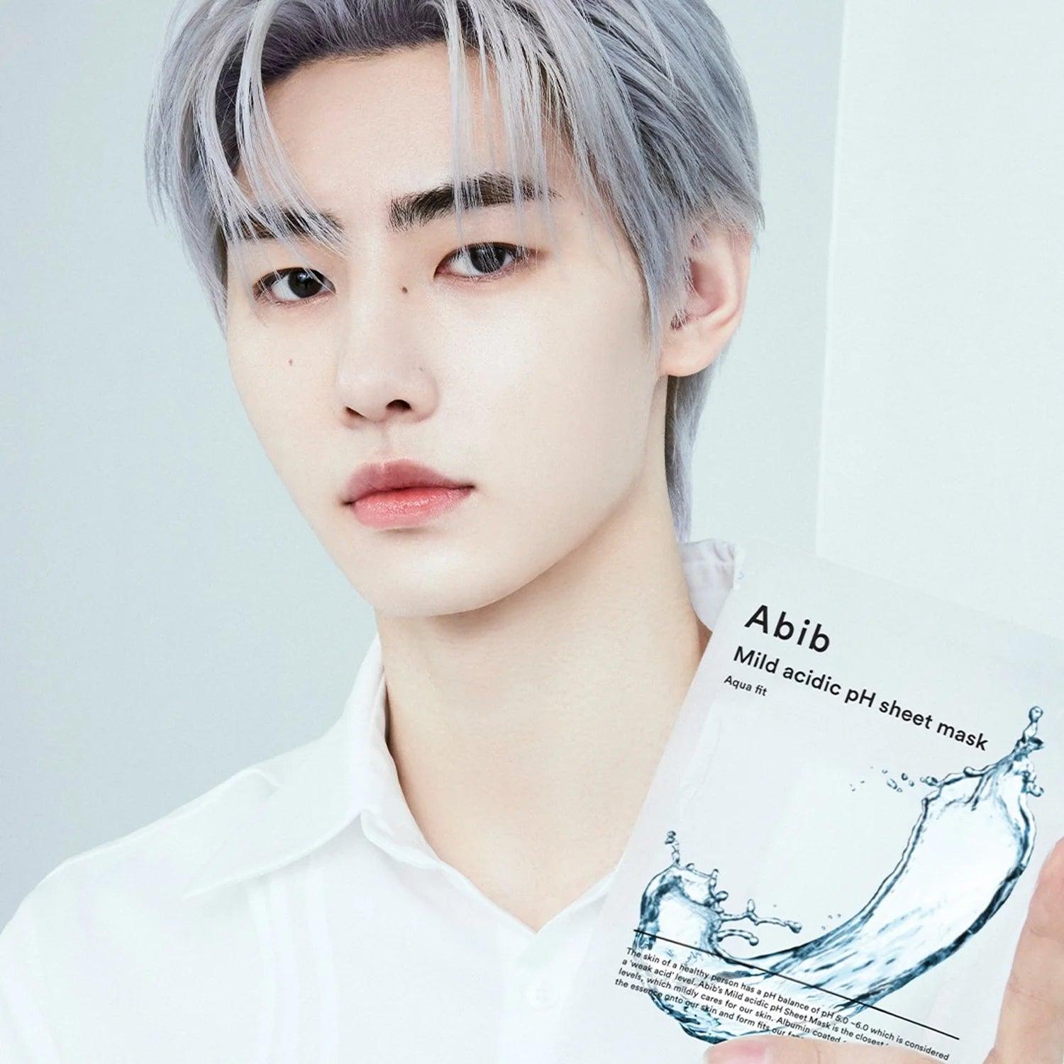 Abib Mild acidic pH sheet mask Aqua fit 30ml x 10-thekimyoung.com