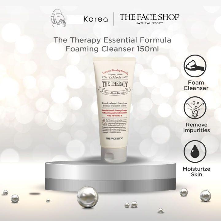 THE FACE SHOP THE THERAPY Essential Foaming Cleanser 150ml-thekimyoung.com