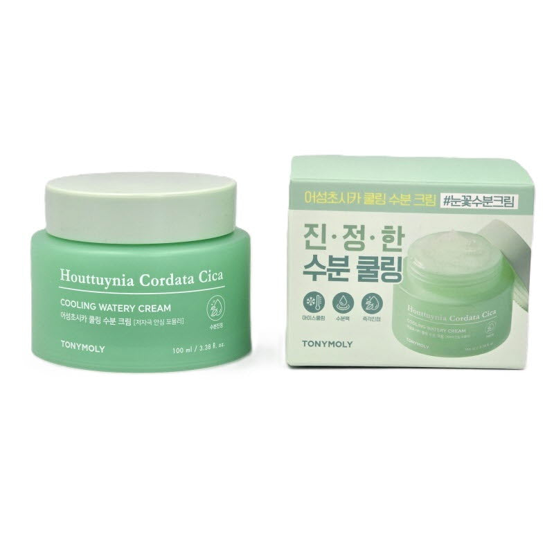 TONYMOLY Houttuynia Cordata Cica Cooling Watery Cream 100ml Face Cream TONYMOLY