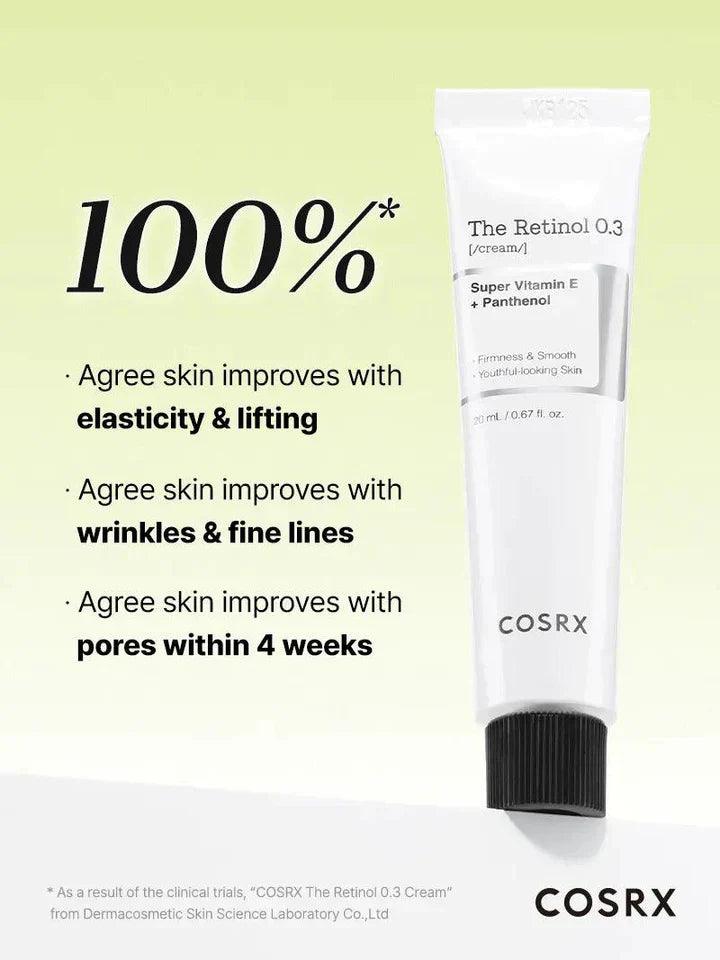 COSRX The Retinol 0.3 Cream 20ml-thekimyoung.com