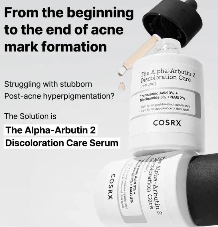 COSRX The Alpha-Arbutin 2 Discoloration Care Serum 50ml-thekimyoung.com