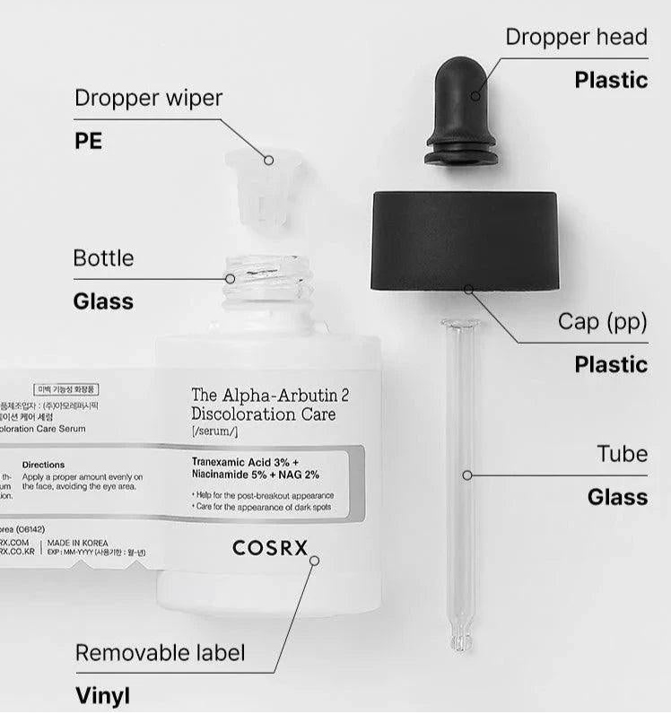 COSRX The Alpha-Arbutin 2 Discoloration Care Serum 50ml-thekimyoung.com