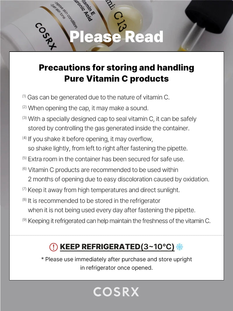 COSRX - The Vitamin C 13 Serum (20ml)-thekimyoung.com