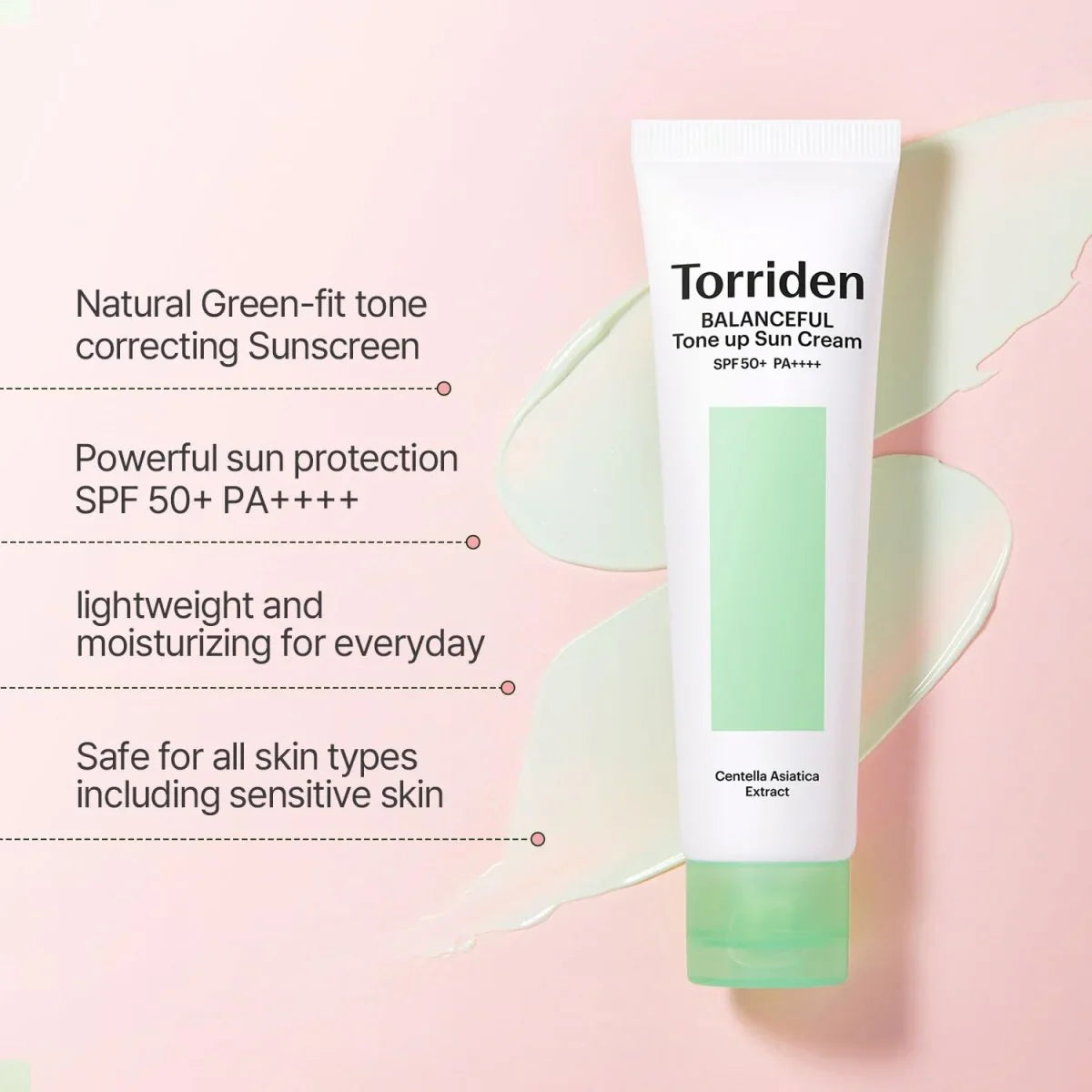 Torriden - Balanceful Cica Tone Up Sun Cream (SPF 50+ PA++++) (60ml)-thekimyoung.com