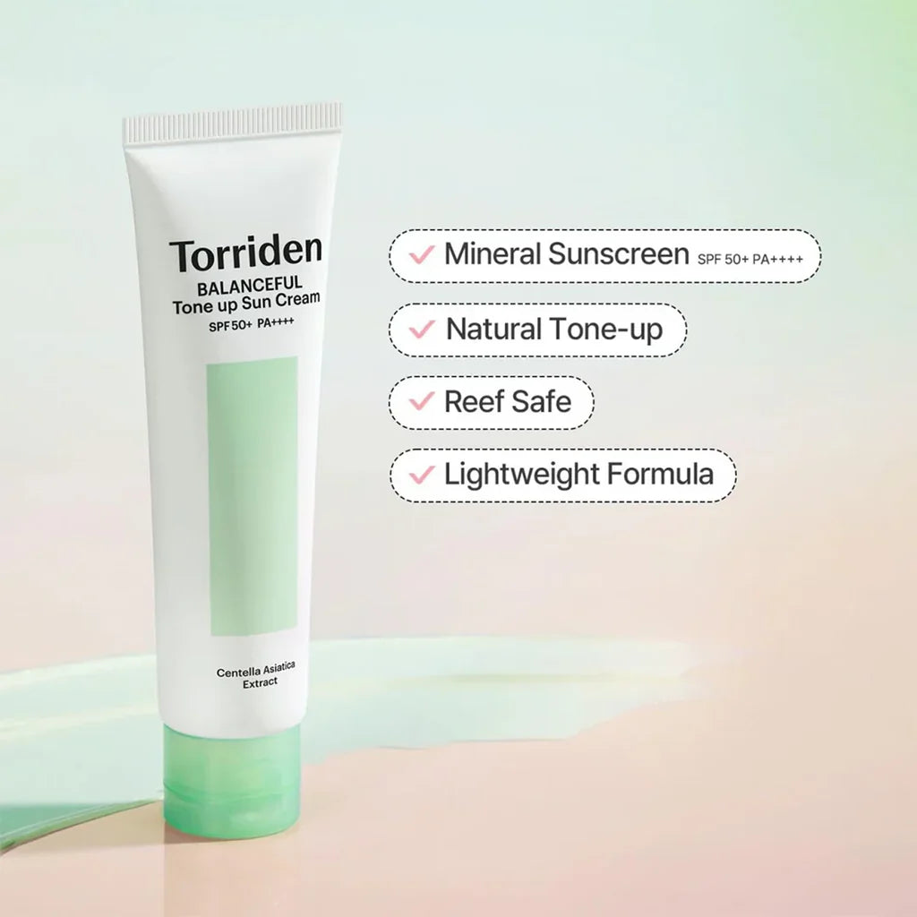 Torriden - Balanceful Cica Tone Up Sun Cream (SPF 50+ PA++++) (60ml)-thekimyoung.com