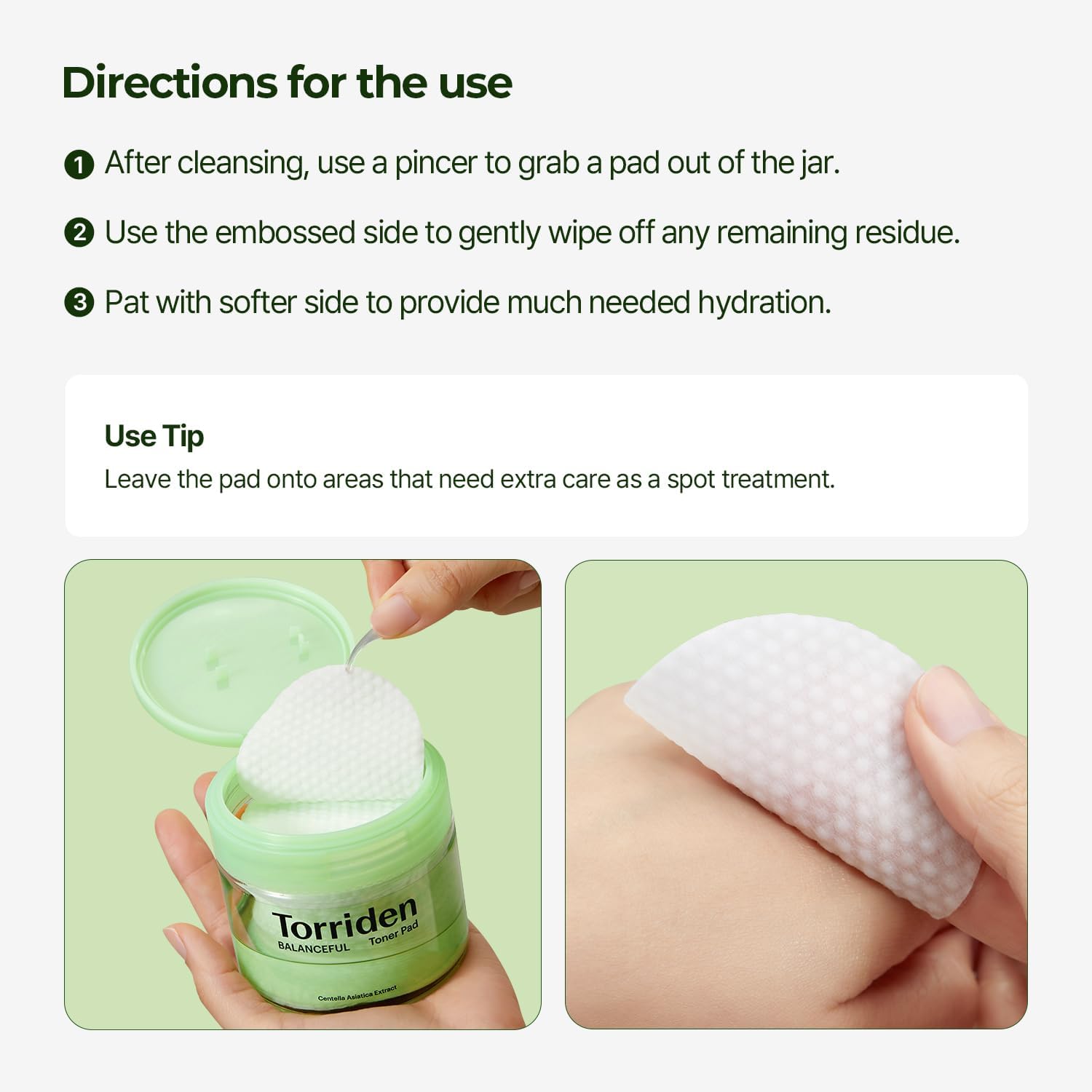 Torriden - Balanceful Cica Toner Pad (60 Pads)-thekimyoung.com