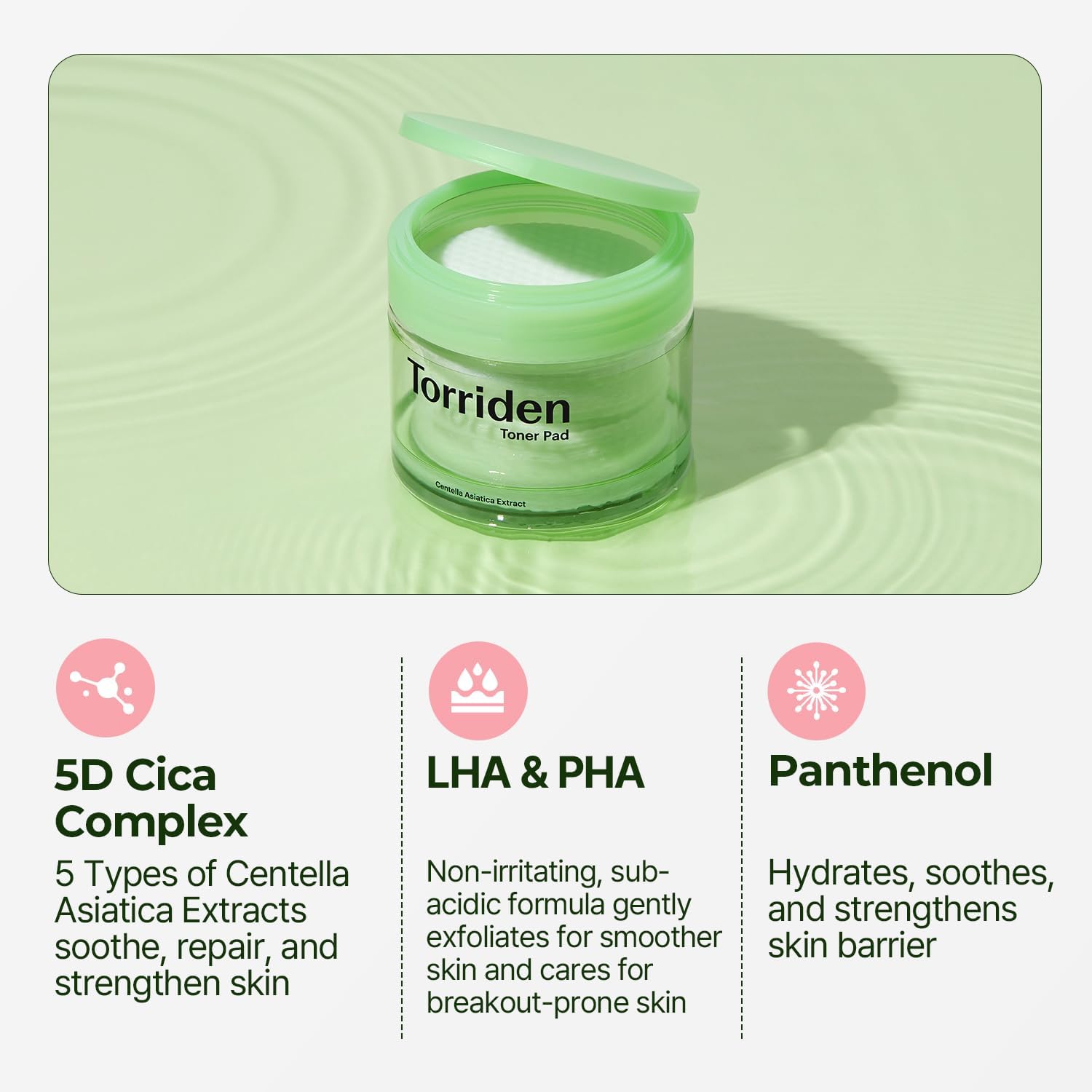 Torriden - Balanceful Cica Toner Pad (60 Pads)-thekimyoung.com