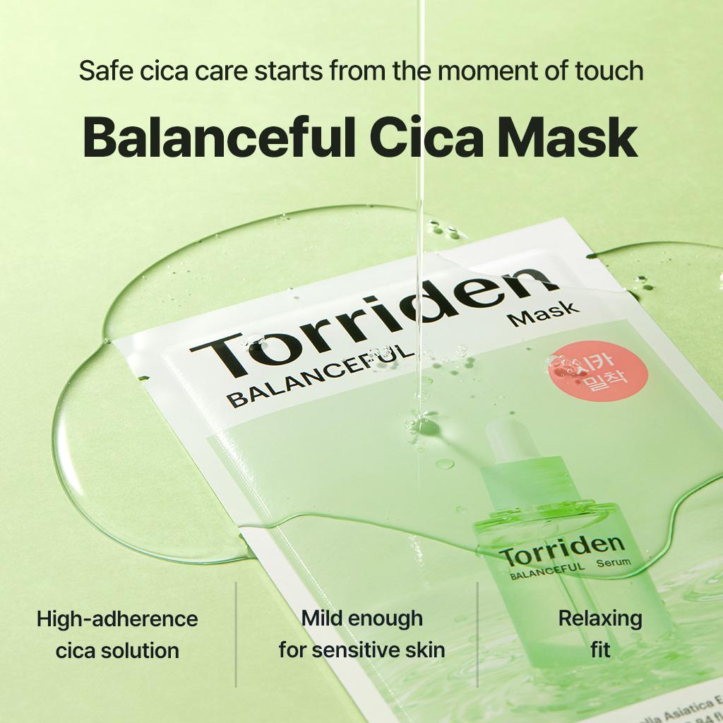 Torriden - Balanceful Cica Mask Sheet (10 Sheets)-thekimyoung.com